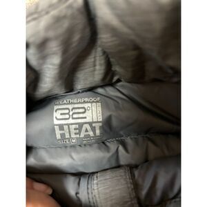 Mens Vest Weatherproof 32 degree Heat Size Medium Dark Gray Vest